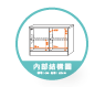 【金階塑鋼】NT8652 KD 電視櫃 內部結構圖